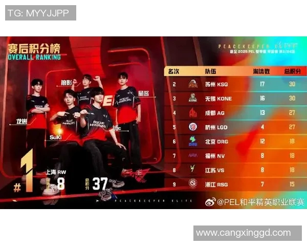 和平精英最新配合排行榜公布LNG战队荣登第九名引发热议